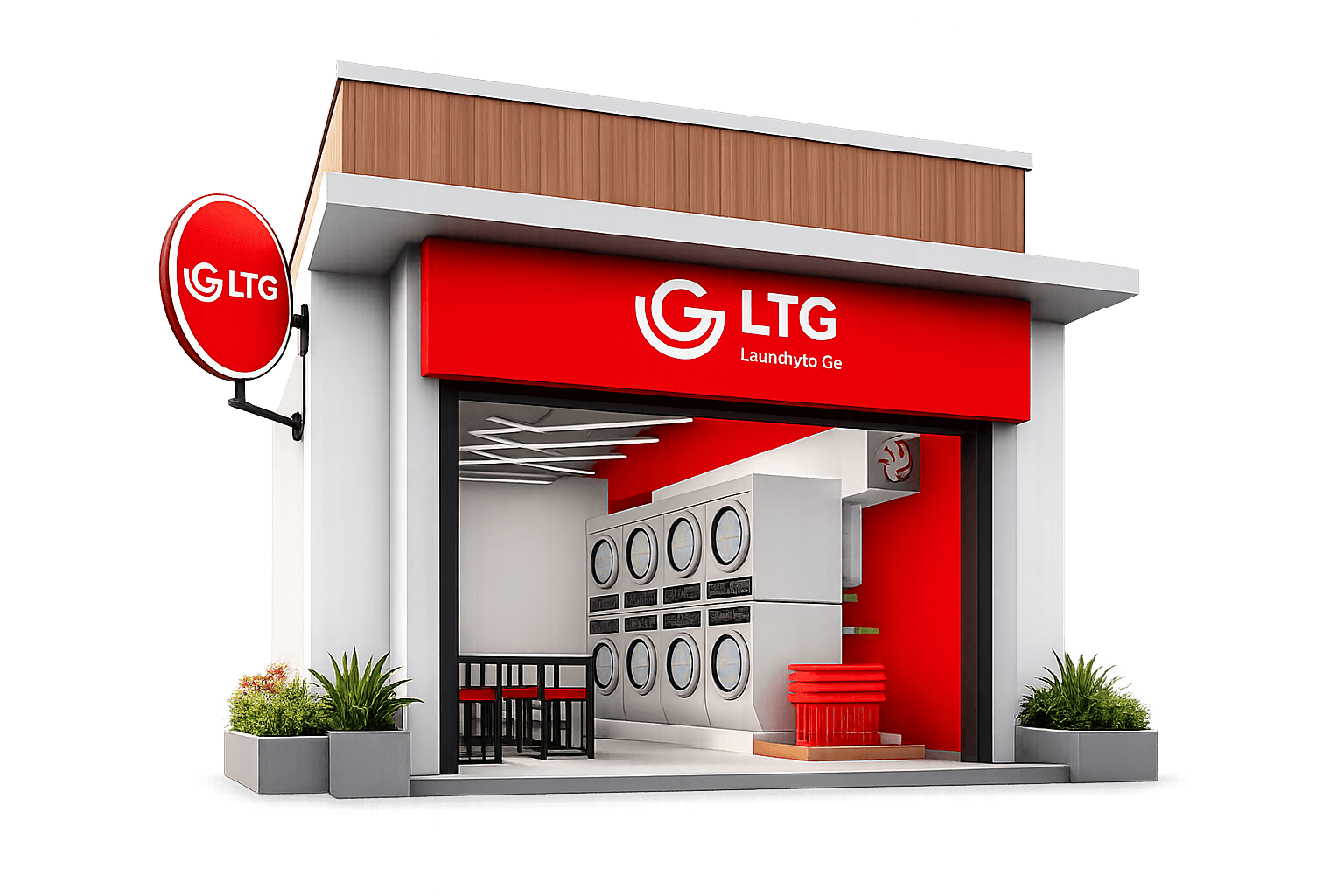 Ilustrasi outlet Laundry To Go